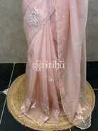 ORGANZA TURKISH APPLIQUE DESIGNER SAREE