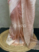 ORGANZA TURKISH APPLIQUE DESIGNER SAREE