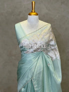 ORGANZA TURKISH APPLIQUE DESIGNER SAREE