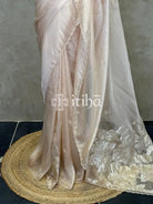 ORGANZA TURKISH APPLIQUE DESIGNER SAREE