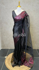 ORGANZA TURKISH APPLIQUE DESIGNER SAREE
