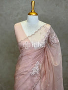 ORGANZA TURKISH APPLIQUE DESIGNER SAREE