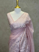 ORGANZA TURKISH APPLIQUE SAREE