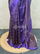 ORGANZA ZARI CHECKS SATIN BORDER BANARASI SAREE