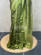 ORGANZA ZARI CHECKS SATIN BORDER BANARASI SAREE
