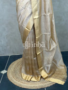 ORGANZA ZARI CHECKS SATIN BORDER BANARASI SAREE