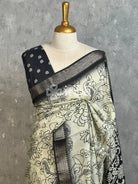 PRINTED BINNY CREPE SILK BANARASI SAREE