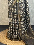 PRINTED BINNY CREPE SILK BANARASI SAREE