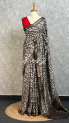 PRINTED BINNY CREPE SILK BANARASI SAREE