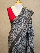 PRINTED BINNY CREPE SILK BANARASI SAREE