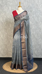 PRINTED CHANDERI BANARASI SAREE