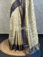 PRINTED CHANDERI BANARASI SAREE
