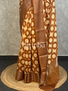 PRINTED CHANDERI BANARASI SAREE
