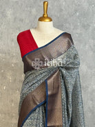 PRINTED CHANDERI BANARASI SAREE