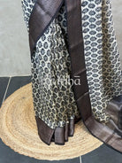 PRINTED CHANDERI BANARASI SAREE
