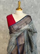 PRINTED CHANDERI BANARASI SAREE