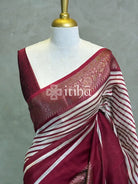 PRINTED CHANDERI BANARASI SAREE