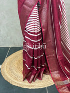 PRINTED CHANDERI BANARASI SAREE