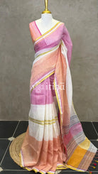 PURE LINEN SAREE