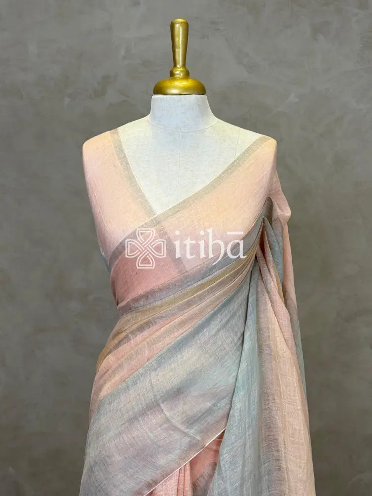 PURE LINEN SAREE