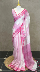 PURE LINEN SAREE