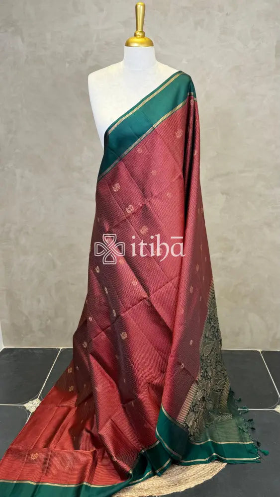 PURE SOFT SILK HANDLOOM SAREE