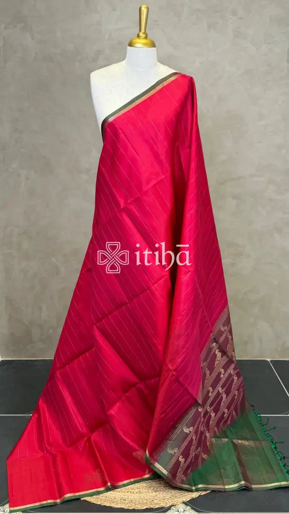 PURE SOFT SILK HANDLOOM SAREE
