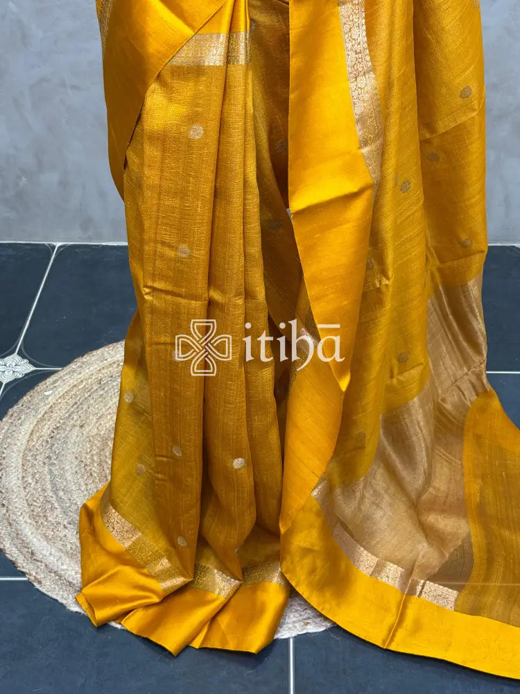 PURE TUSSAR SILK BANARASI SAREE