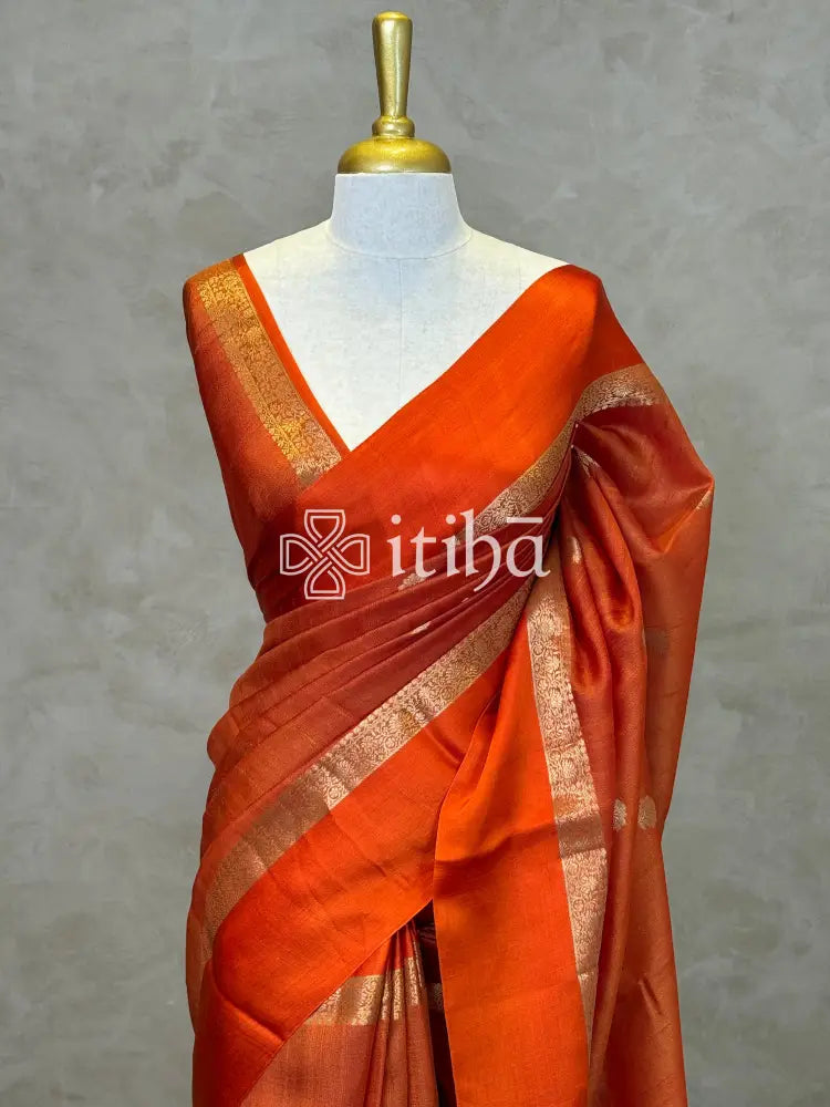 PURE TUSSAR SILK BANARASI SAREE