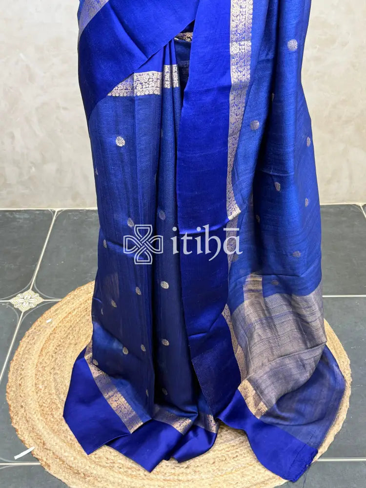 PURE TUSSAR SILK BANARASI SAREE