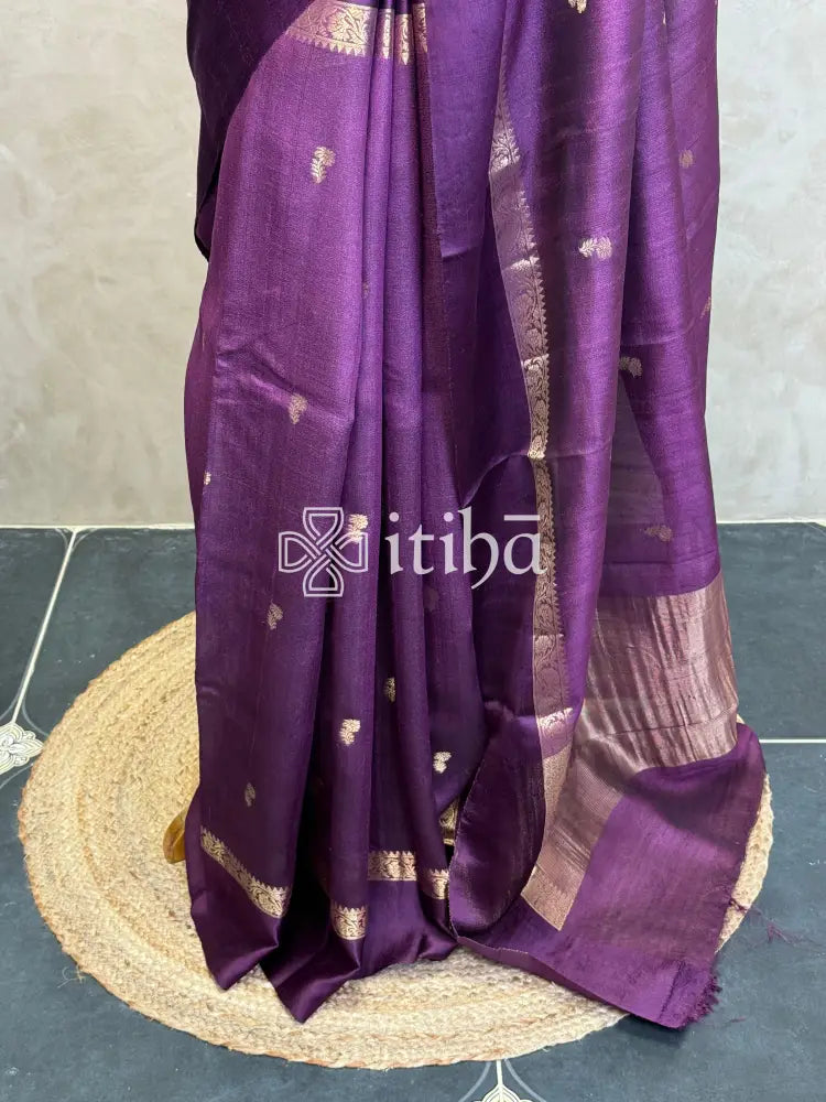 PURE TUSSAR SILK BANARASI SAREE