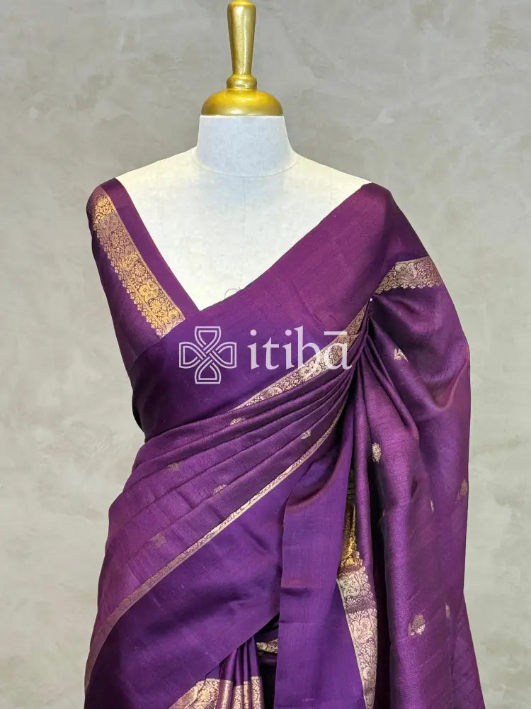 PURE TUSSAR SILK BANARASI SAREE