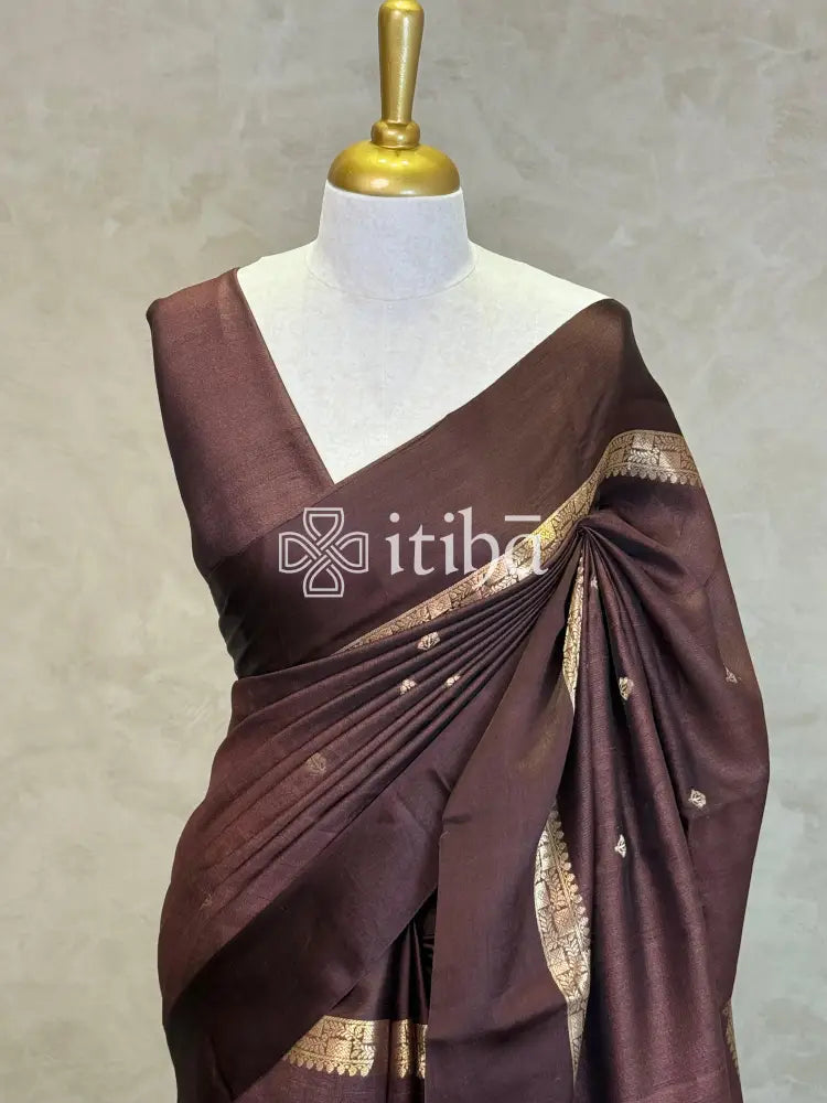 PURE TUSSAR SILK BANARASI SAREE