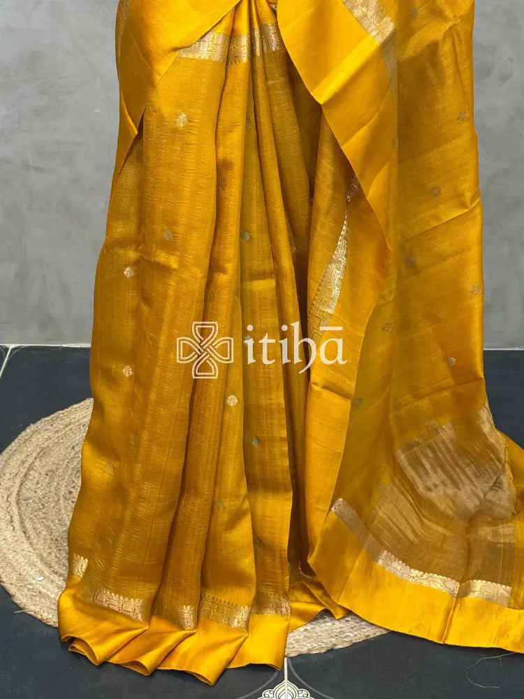 PURE TUSSAR SILK BANARASI SAREE