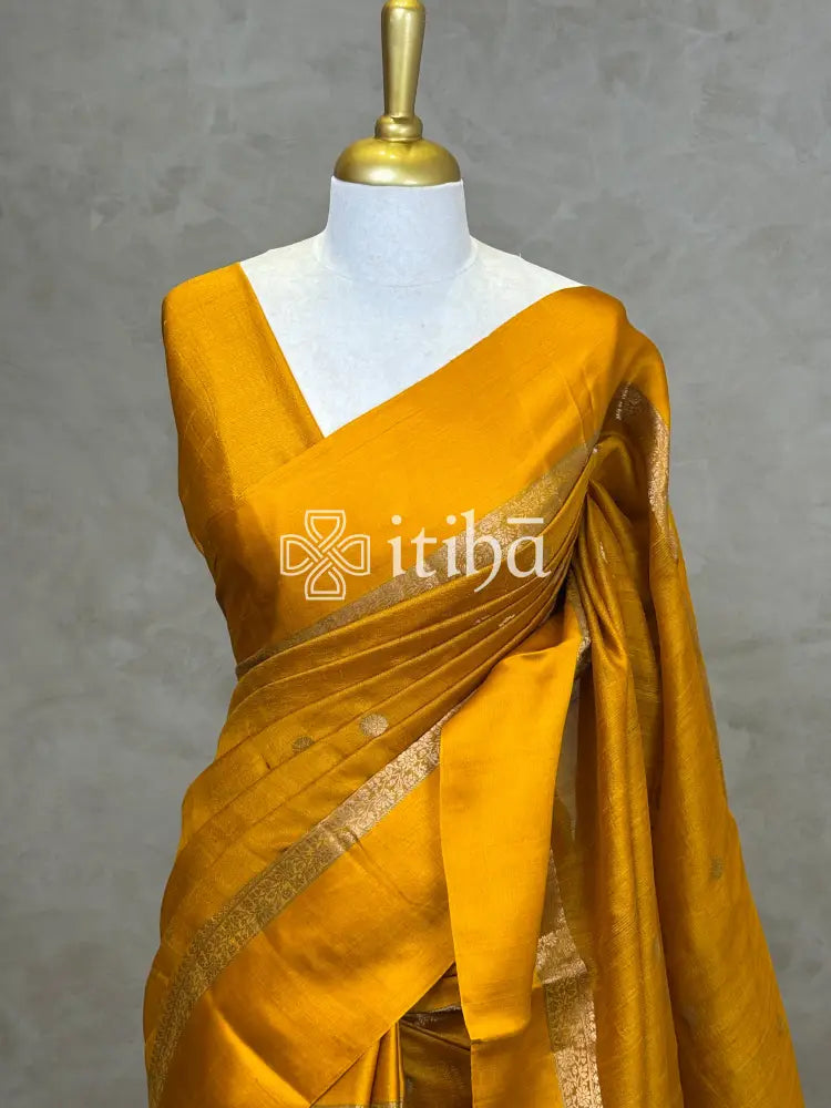 PURE TUSSAR SILK BANARASI SAREE