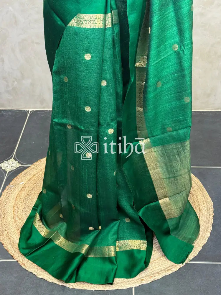 PURE TUSSAR SILK BANARASI SAREE