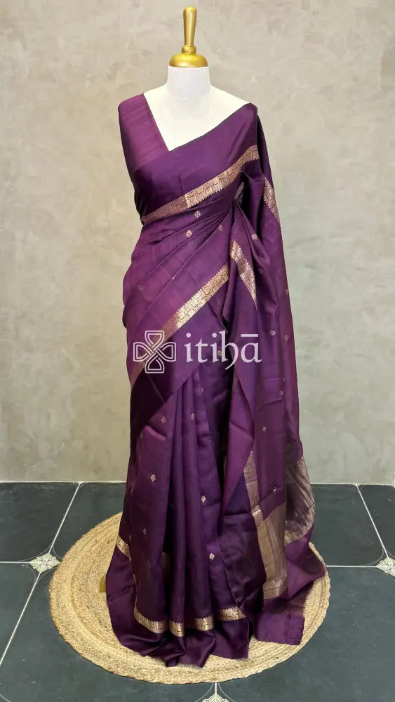 PURE TUSSAR SILK BANARASI SAREE