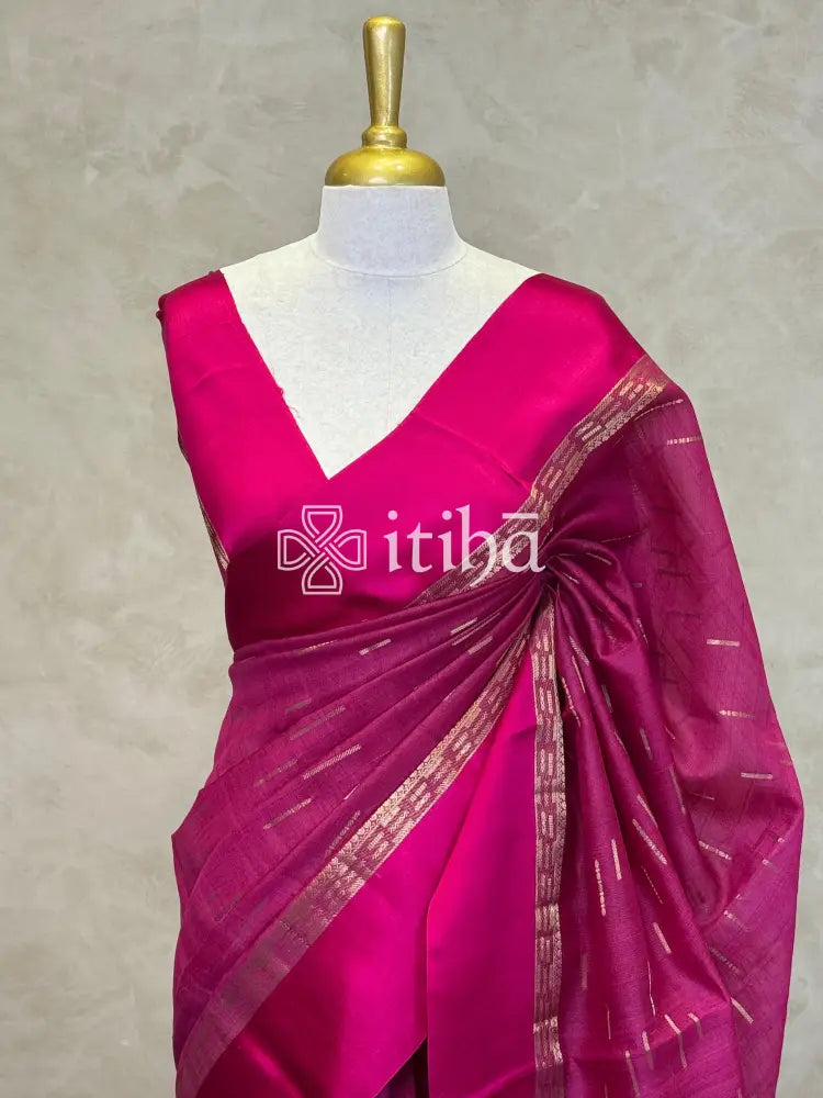PURE TUSSAR SILK BANARASI SAREE