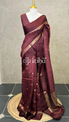 PURE TUSSAR SILK BANARASI SAREE
