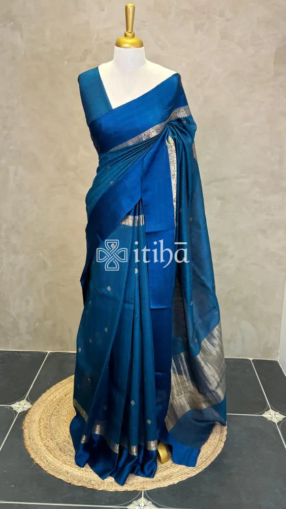 PURE TUSSAR SILK BANARASI SAREE
