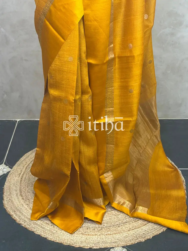PURE TUSSAR SILK BANARASI SAREE