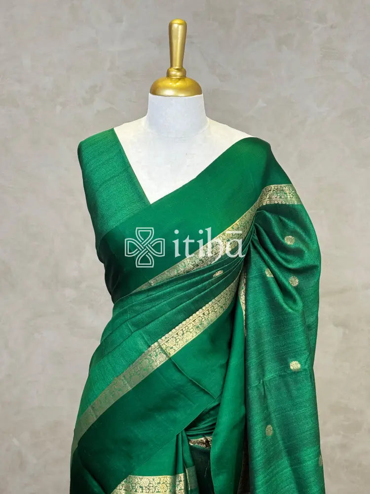 PURE TUSSAR SILK BANARASI SAREE