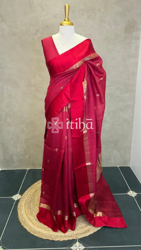 PURE TUSSAR SILK BANARASI SAREE