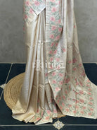 PURE TUSSAR SILK EMBROIDERYSAREE