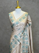 PURE TUSSAR SILK EMBROIDERYSAREE
