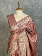PURE TUSSAR SILK EMBROIDERYSAREE