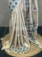 PURE TUSSAR SILK EMBROIDERYSAREE