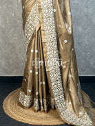PURE TUSSAR SILK EMBROIDERYSAREE