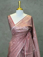 PURE TUSSAR SILK PRINTED SAREE