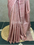 PURE TUSSAR SILK PRINTED SAREE